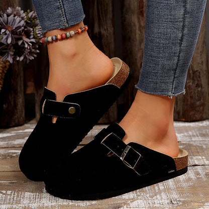 Cozy Potato Suede Clogs