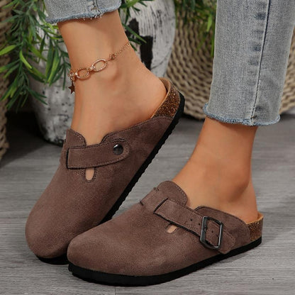 Cozy Potato Suede Clogs