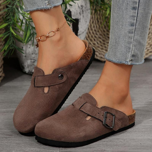Cozy Potato Suede Clogs
